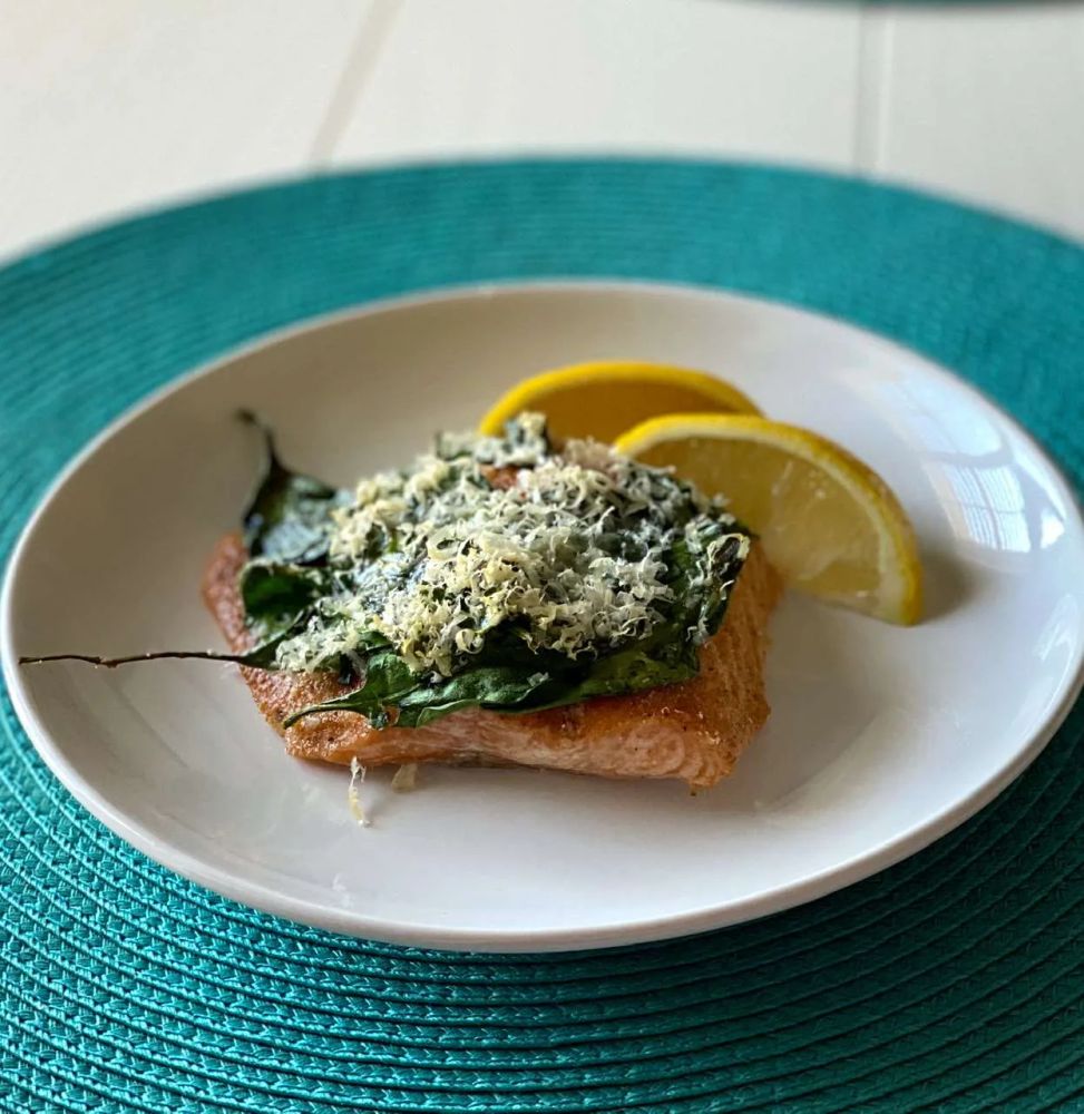 Baked Salmon Steak