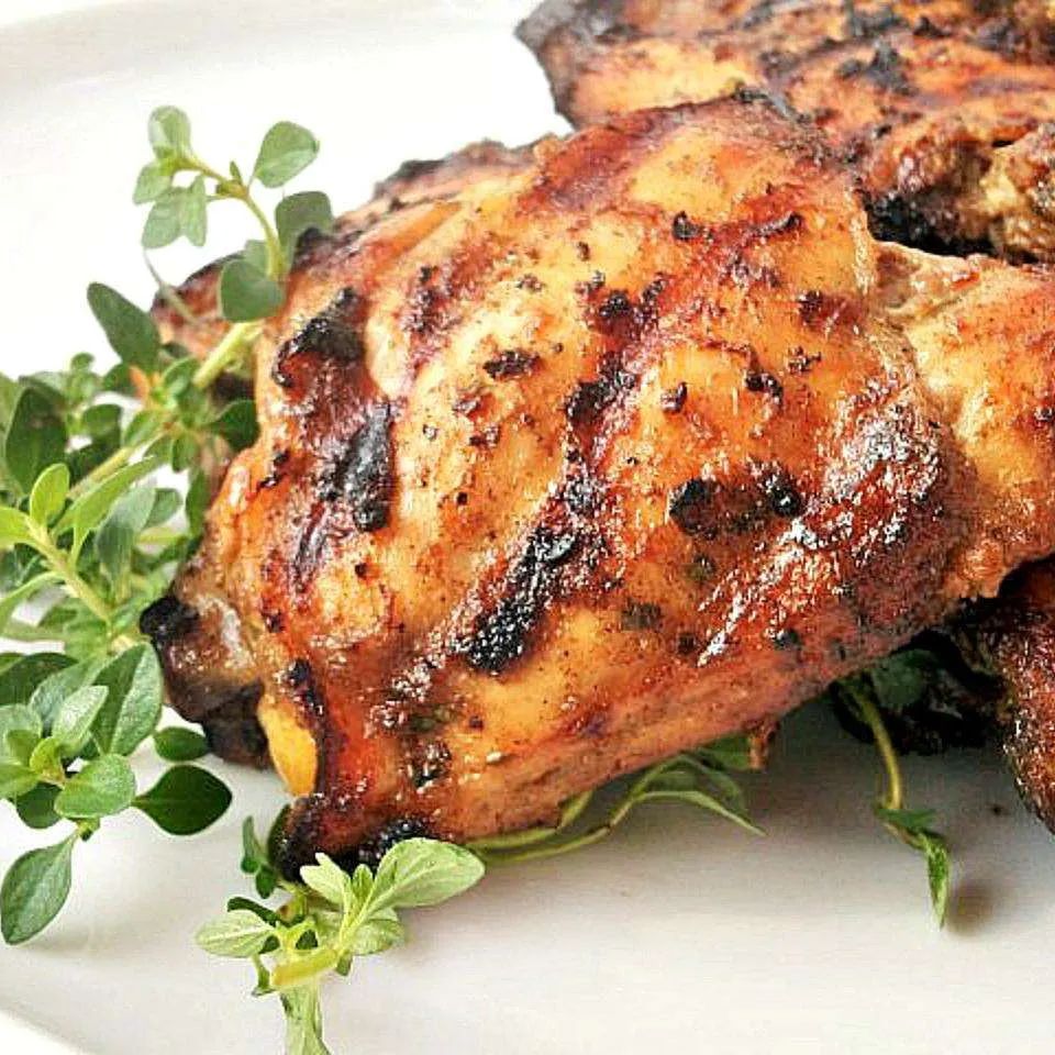 Grilled Chicken with Herbs