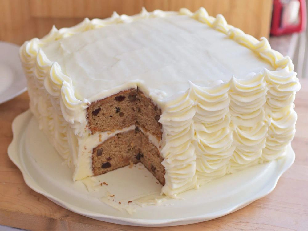 Carrot Apple Cake with Cream Cheese Frosting