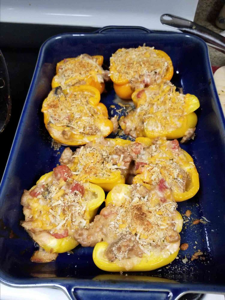 Turkey-Stuffed Peppers