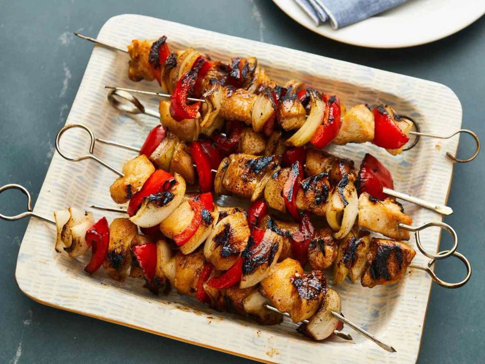 Yummy Honey Chicken Kabobs