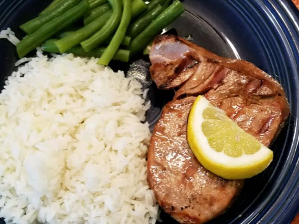 Grilled Yellowfin Tuna with Marinade