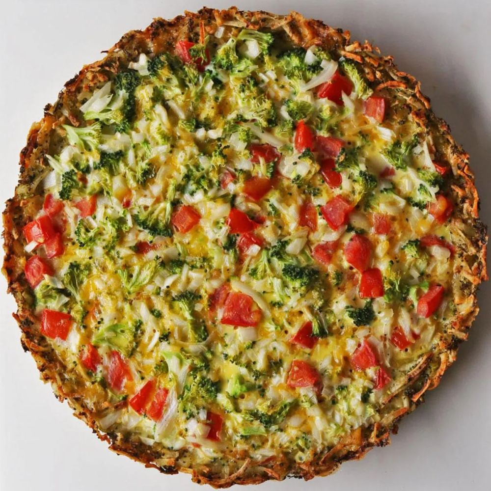 Broccoli Cheddar Quiche