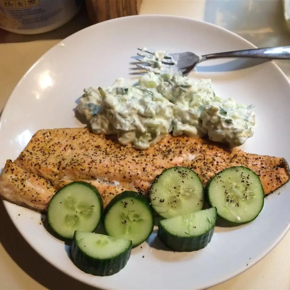 Rainbow Trout with Yogurt Sauce