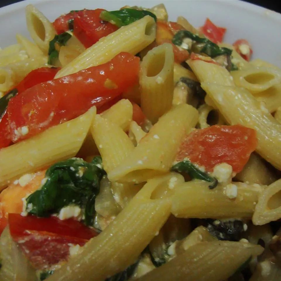 Suki's Spinach and Feta Pasta