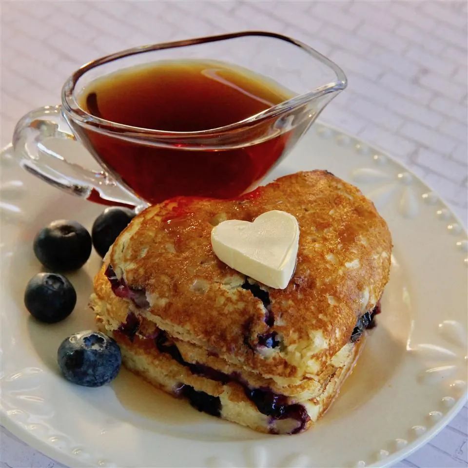 Blueberry Almond Pancakes