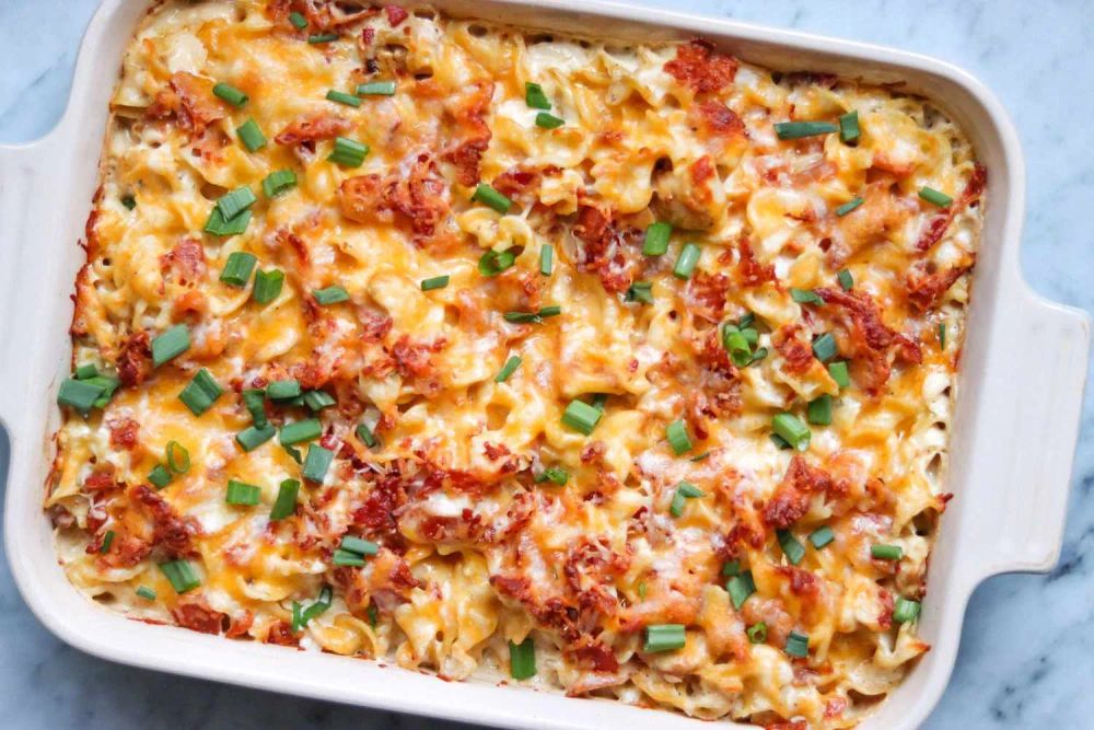 Ranch Chicken Casserole with Bacon