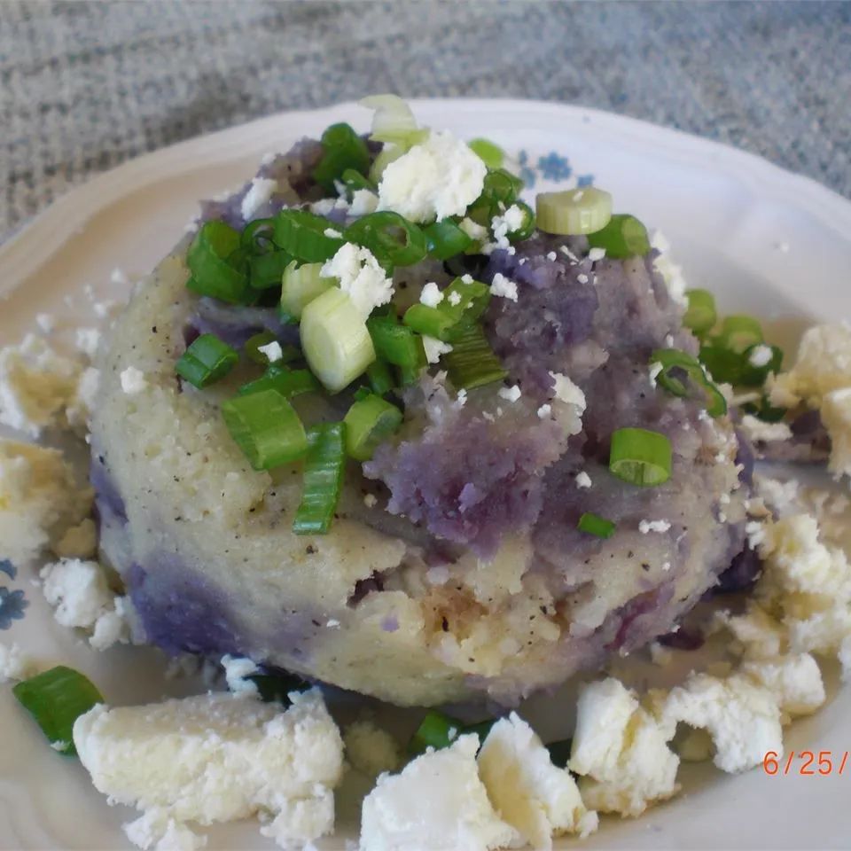 Yellow and Purple Mashed Potatoes