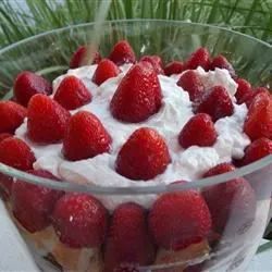 Strawberry Shortcake with Cheesecake Whipped Cream