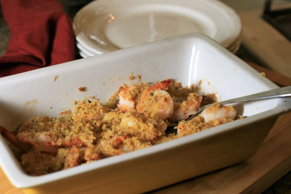 Garlic Parmesan Baked Shrimp