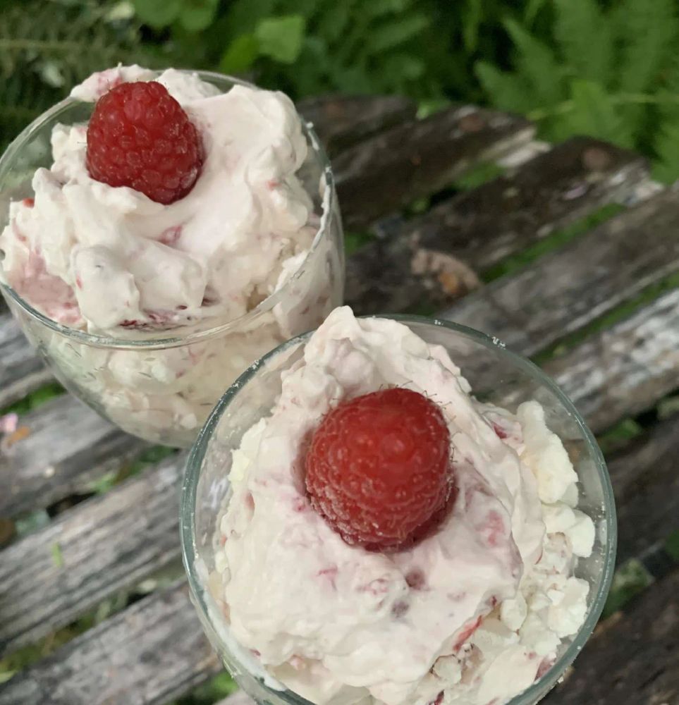 Strawberry-Raspberry Eton Mess