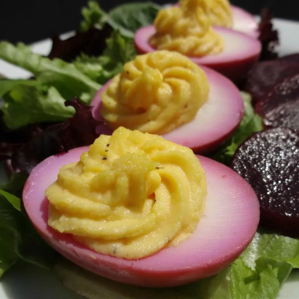 Deviled Pickled Eggs