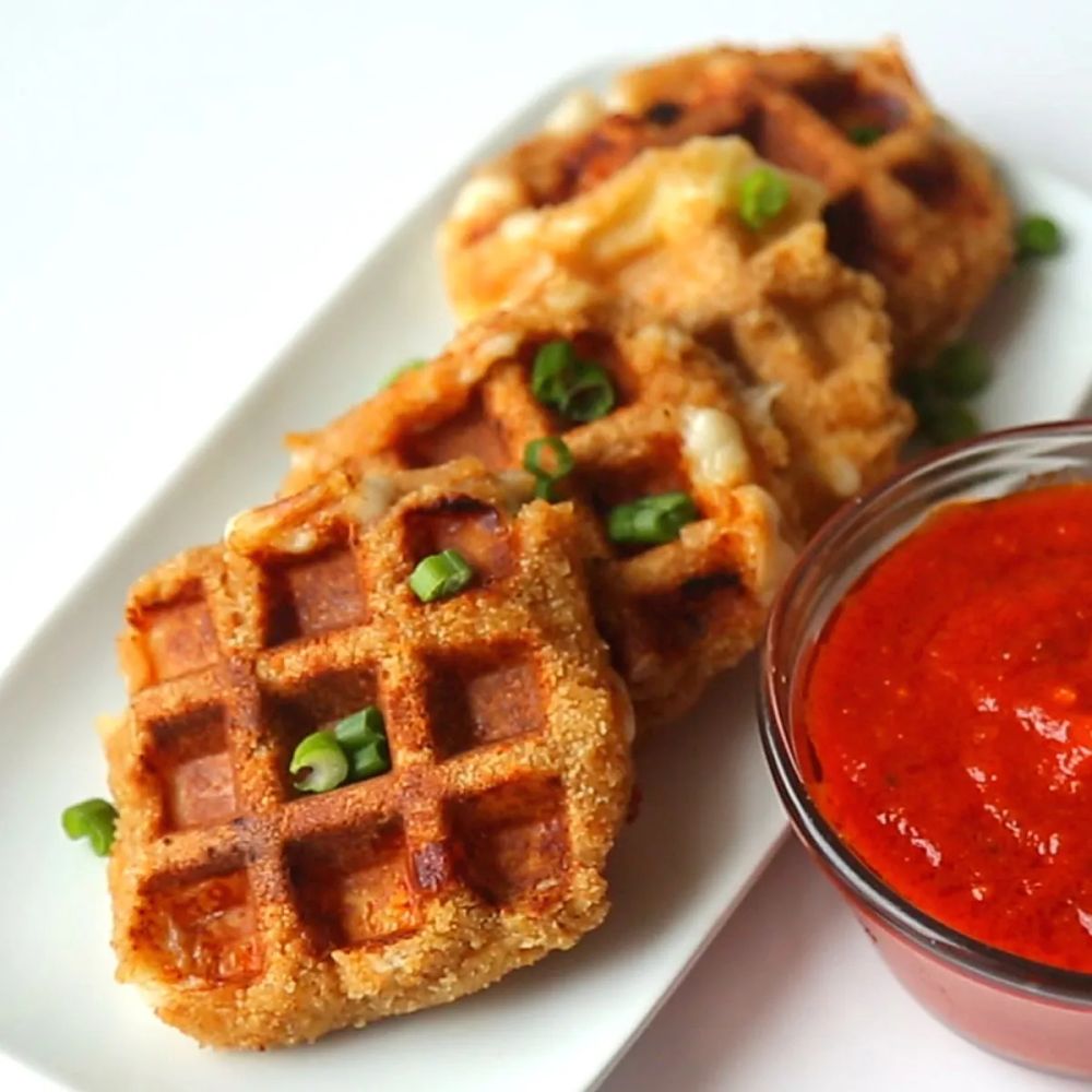 Mozzarella Stick Waffles