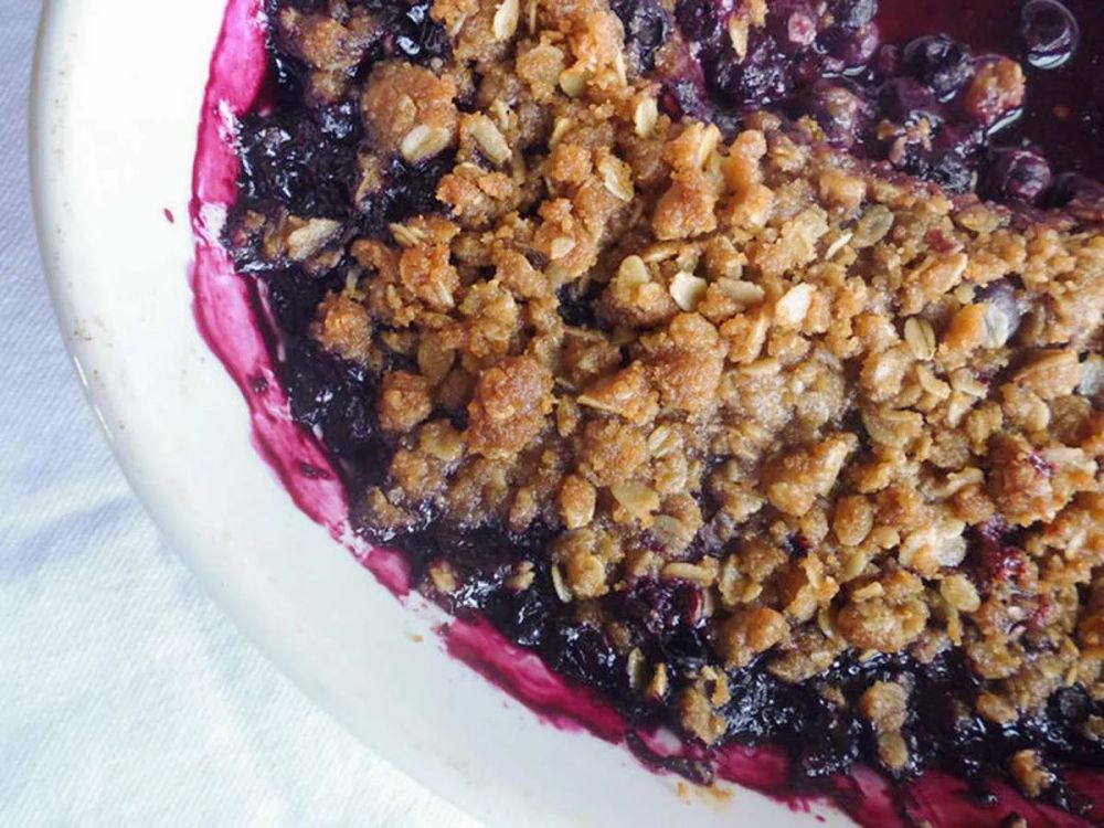 Blueberry Crumble