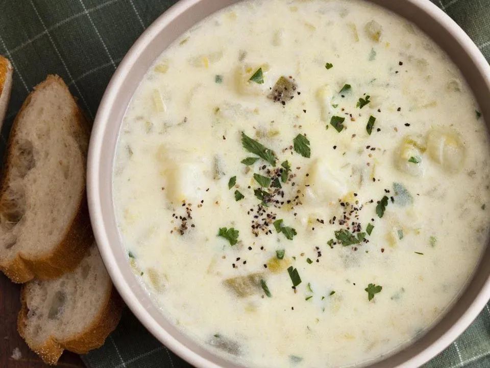 Winter Leek and Potato Soup