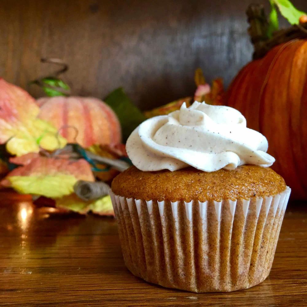 Harvest Pumpkin Cupcakes