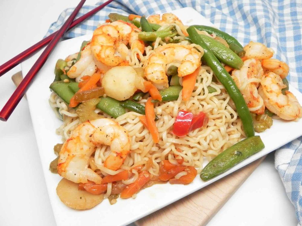 Easy Shrimp Lo Mein