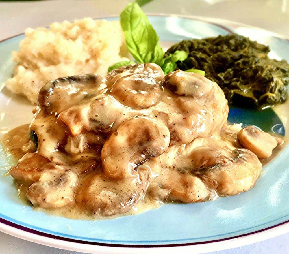 Pork Chops in Sherry-Mushroom Gravy