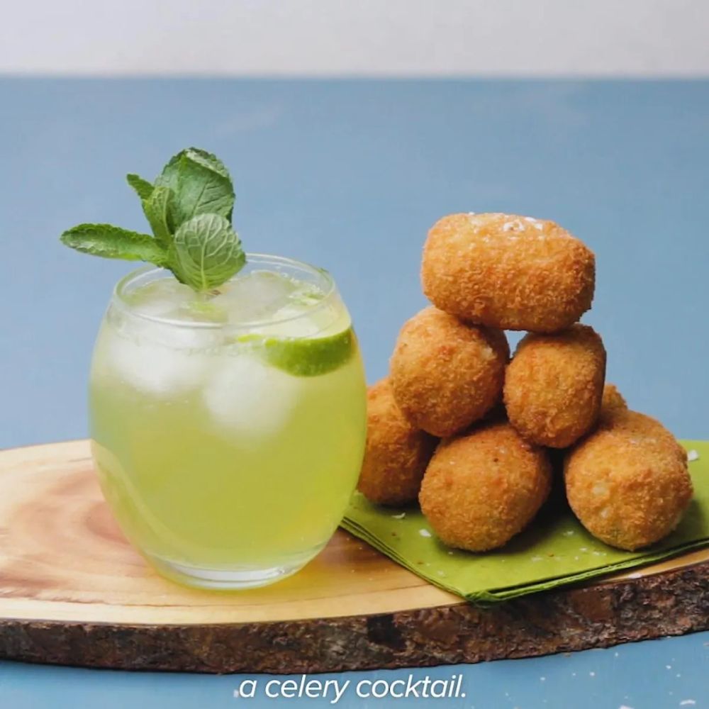 Celery & Mushroom Croquettes