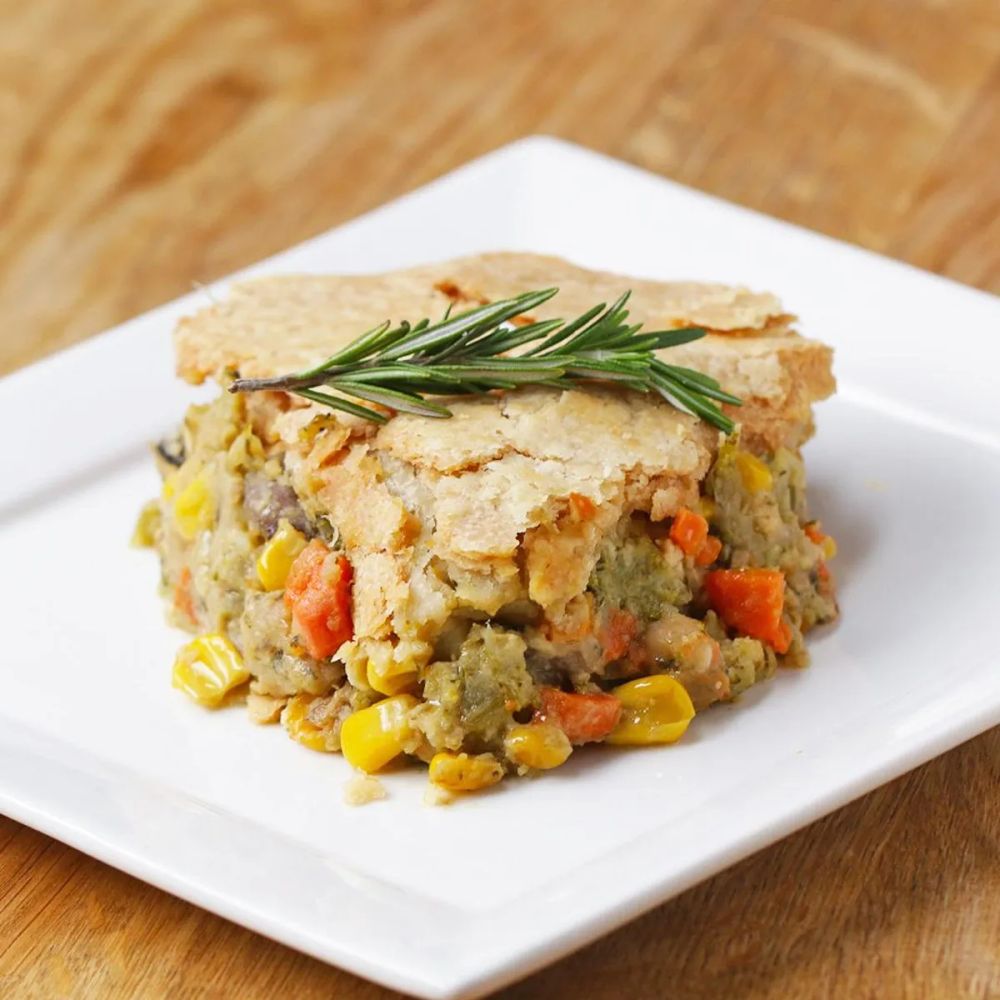 Veggie-Packed Chickpea Pot Pie