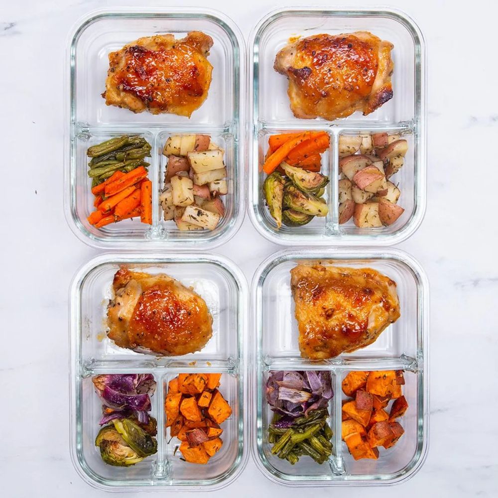 Easy Honey-Mustard Chicken Meal Prep