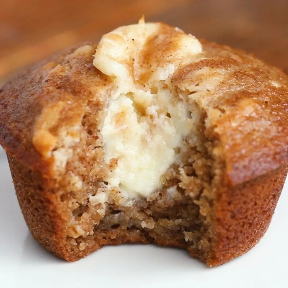 Chai-Spiced Cheesecake Muffins