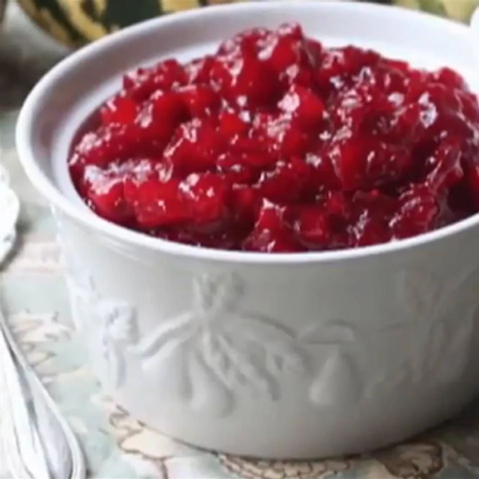 Chef John's Mango Cranberry Sauce