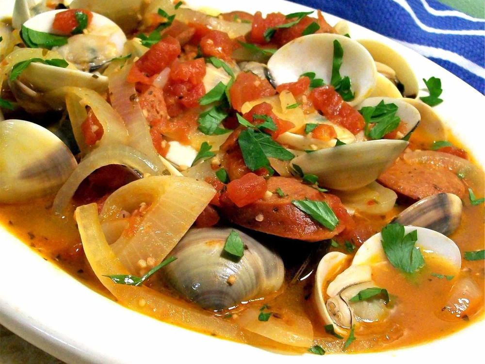 Portuguese Steamed Clams