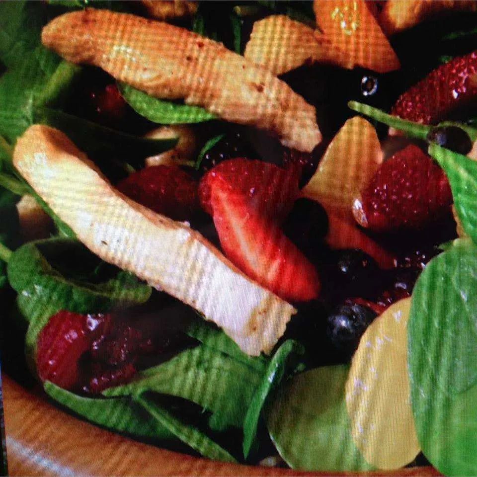 Lime-Berry Chicken Salad