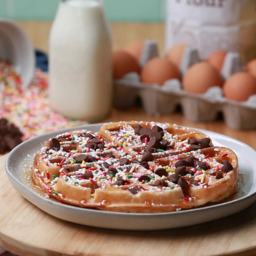 Breakfast Waffle: The Rainbow Chip