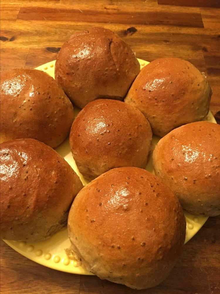 Healthy Whole Wheat Bread Machine Buns