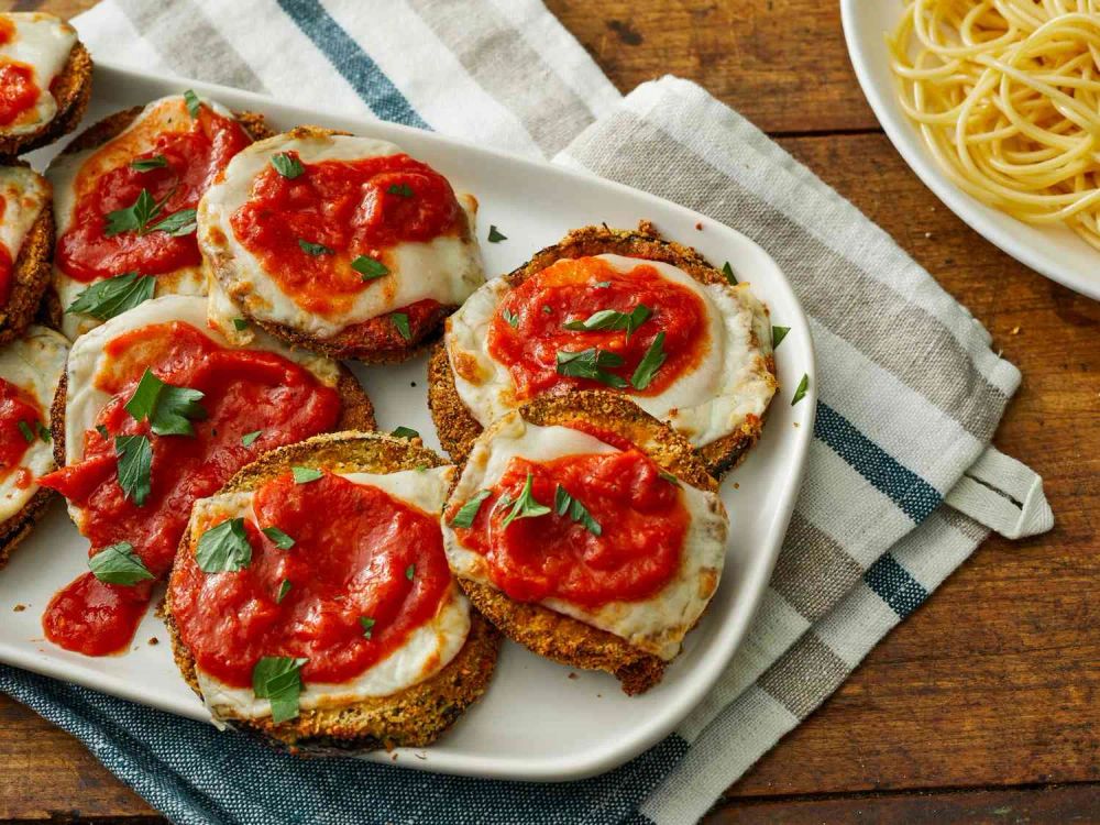 Air Fryer Eggplant Parmesan