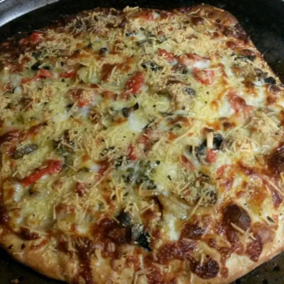 Crab-Artichoke Pizza