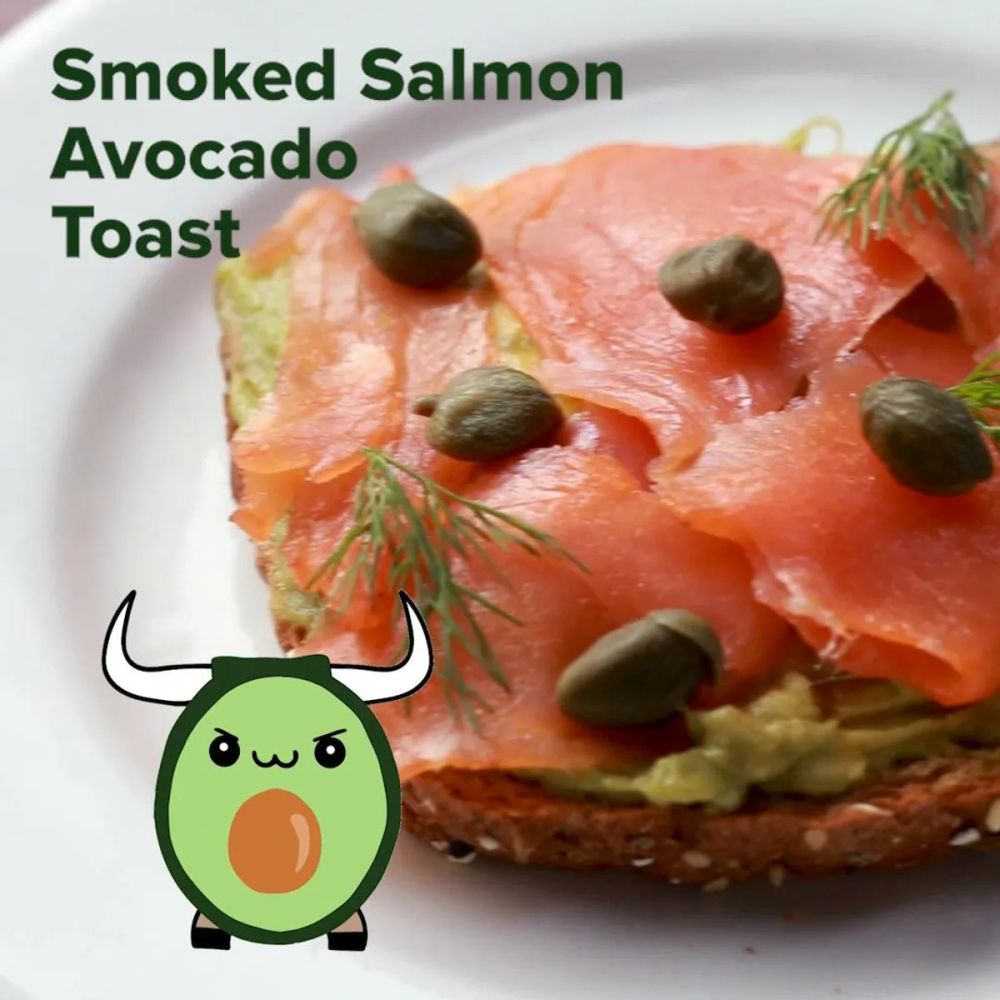 Smoked Salmon Avocado Toast (Taurus)