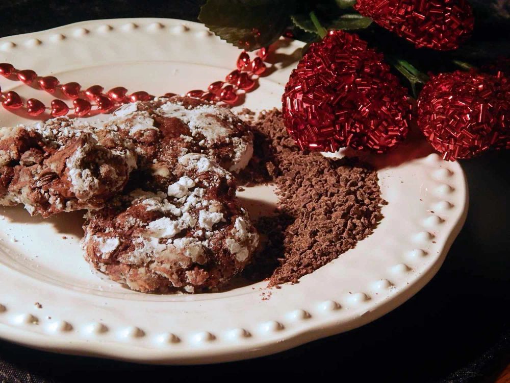 Flourless Triple Chocolate Cookies