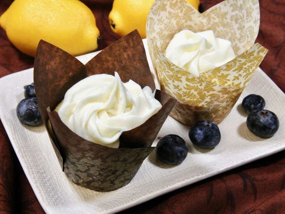 Lemon-Blueberry Cupcakes with Cake Mix