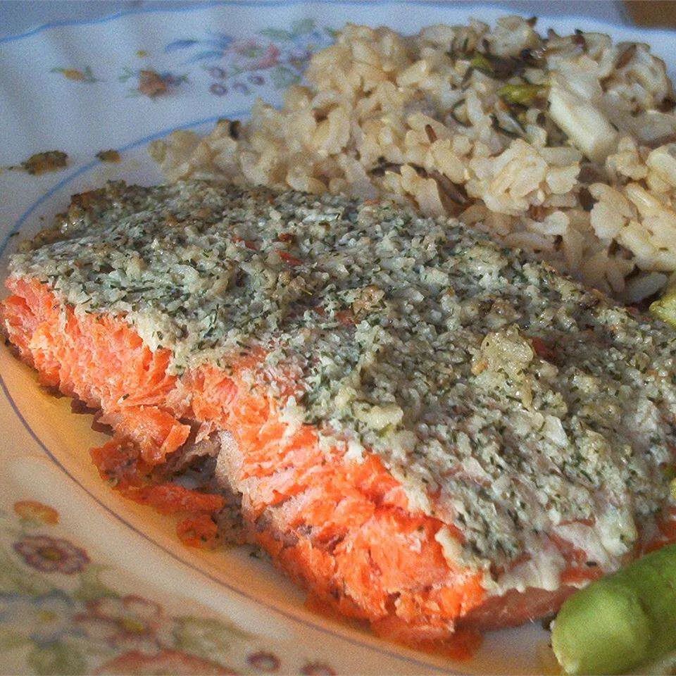 Garlic and Dill Salmon