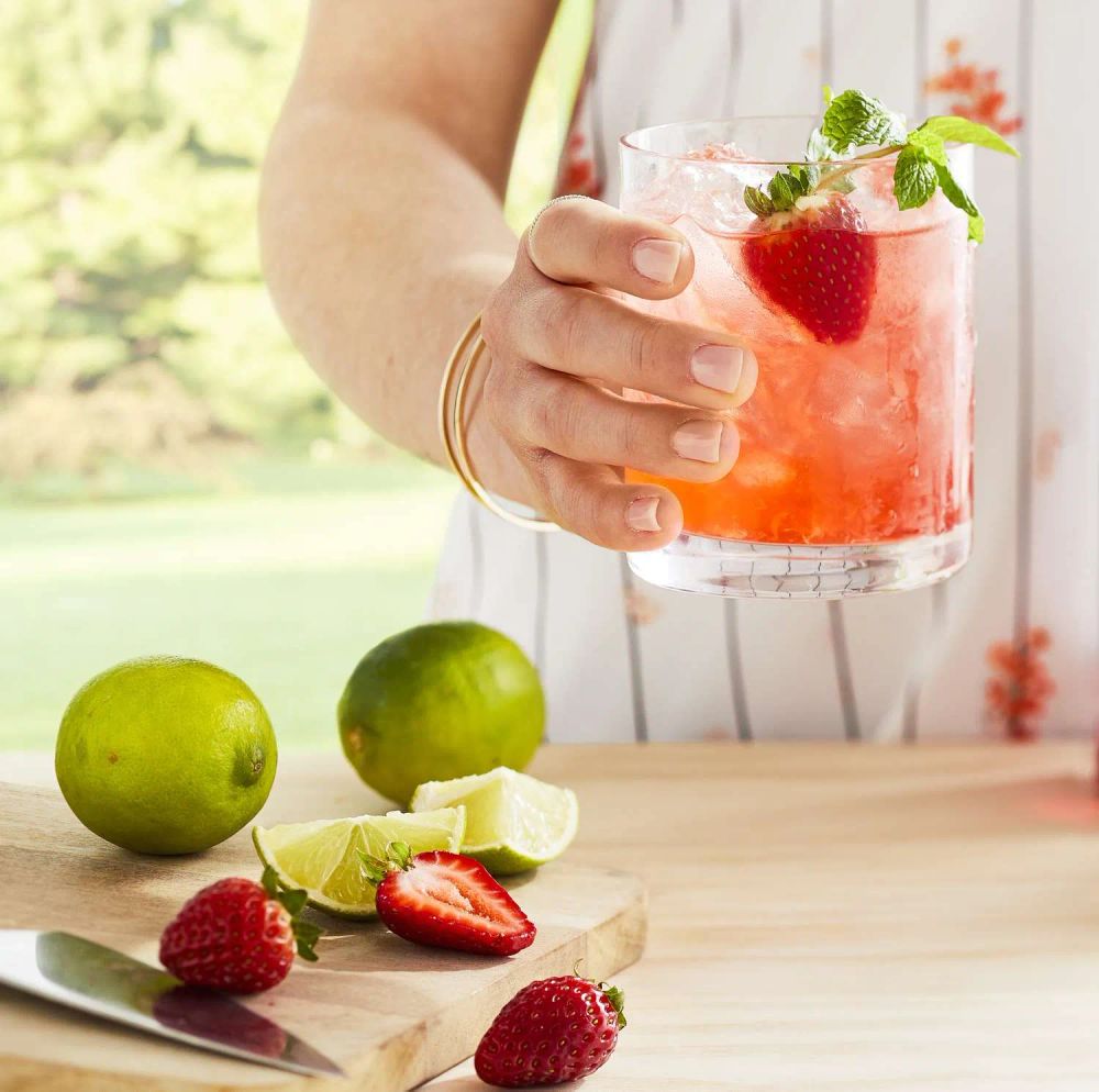 Summertime Strawberry Mojito