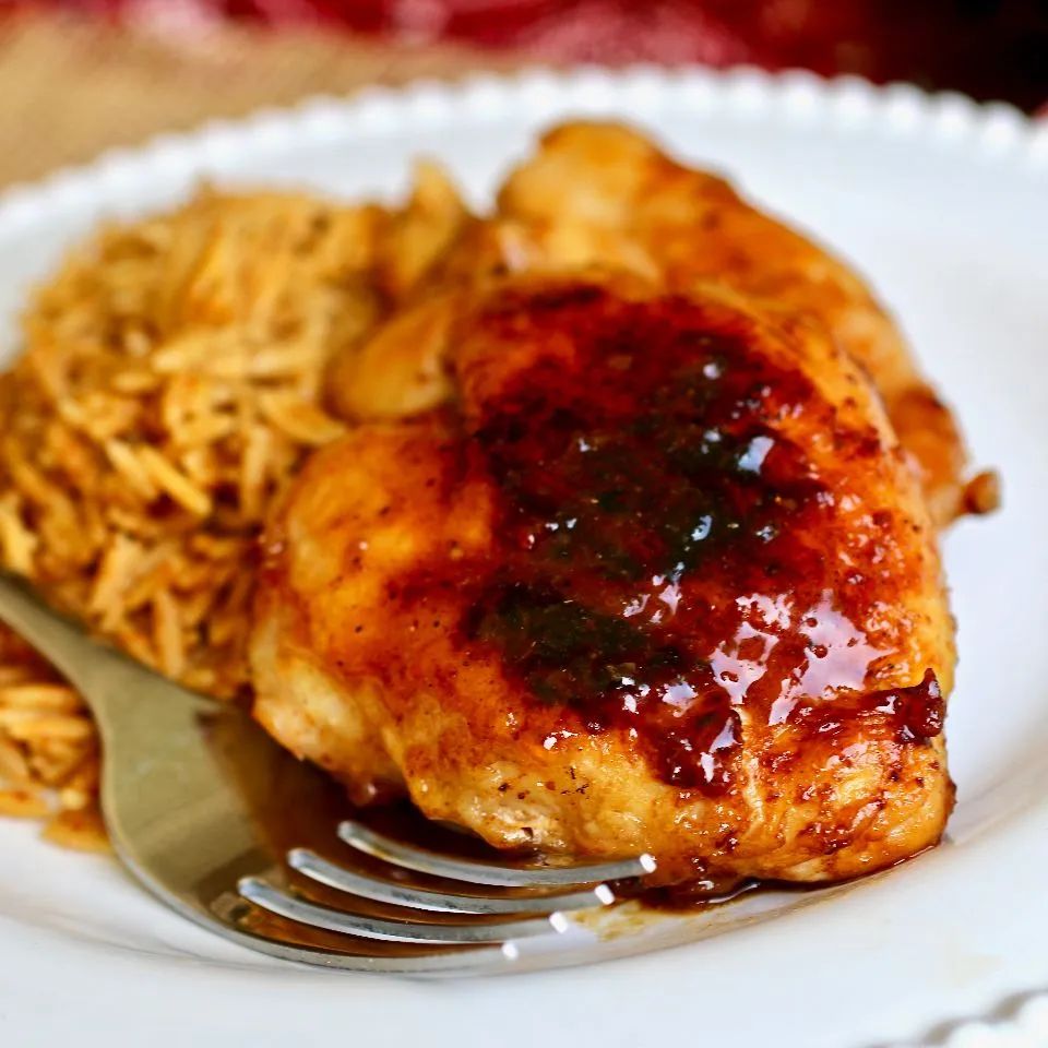 Spicy Peach Chicken