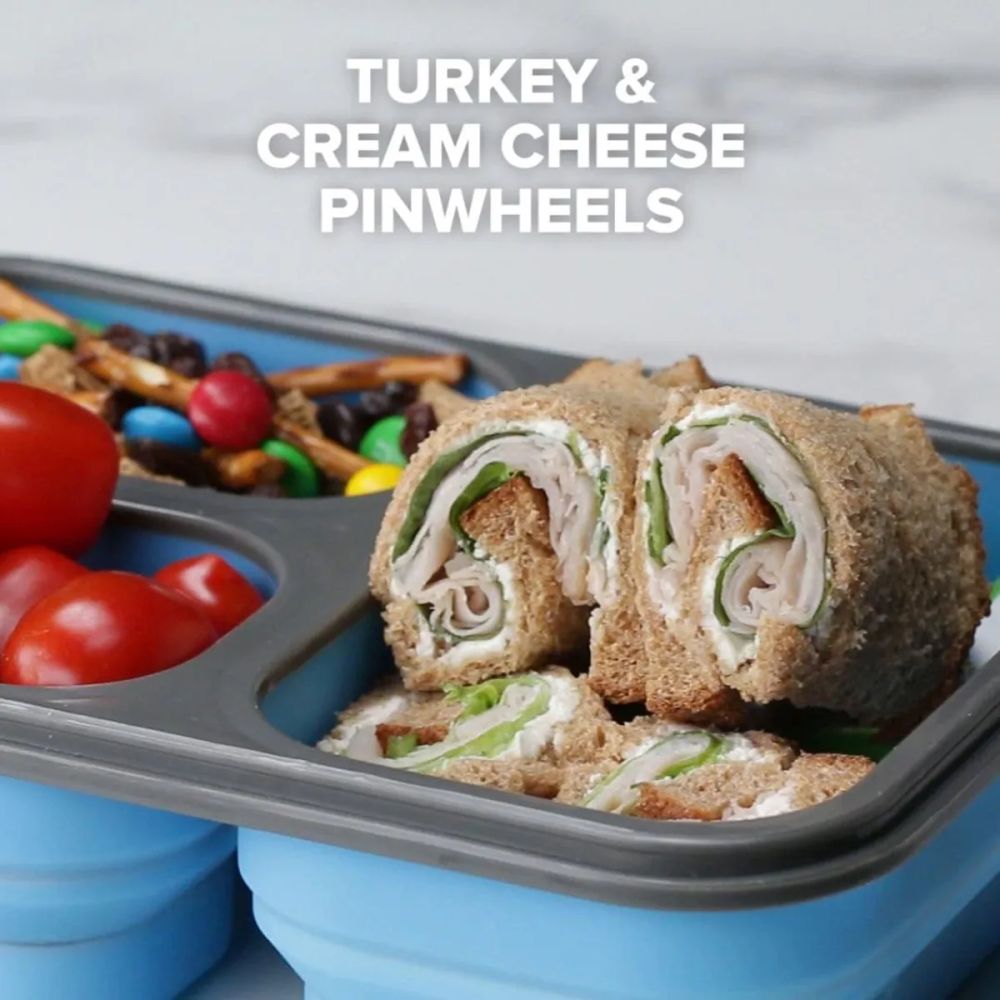 Turkey & Cream Cheese Pinwheels