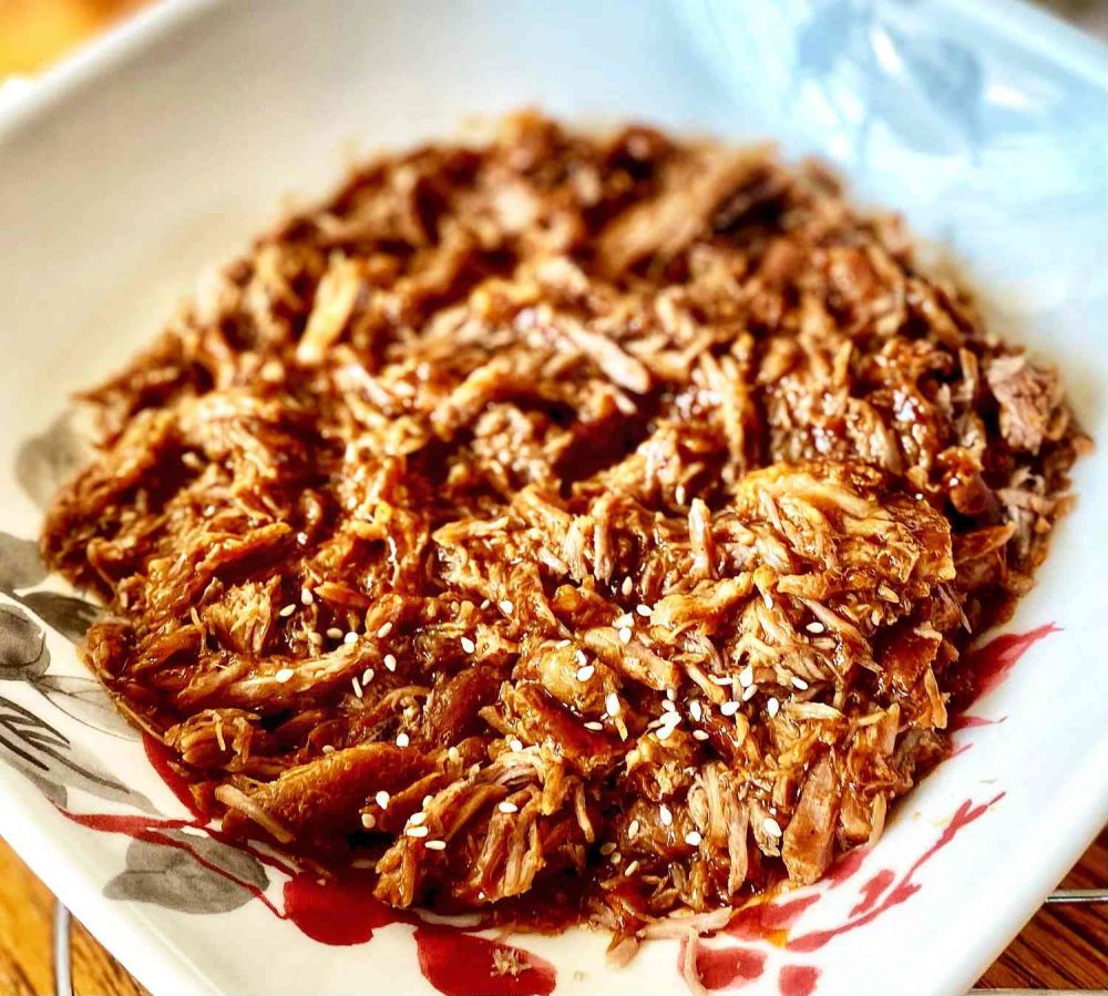 Easy Slow Cooker Teriyaki Pulled Pork