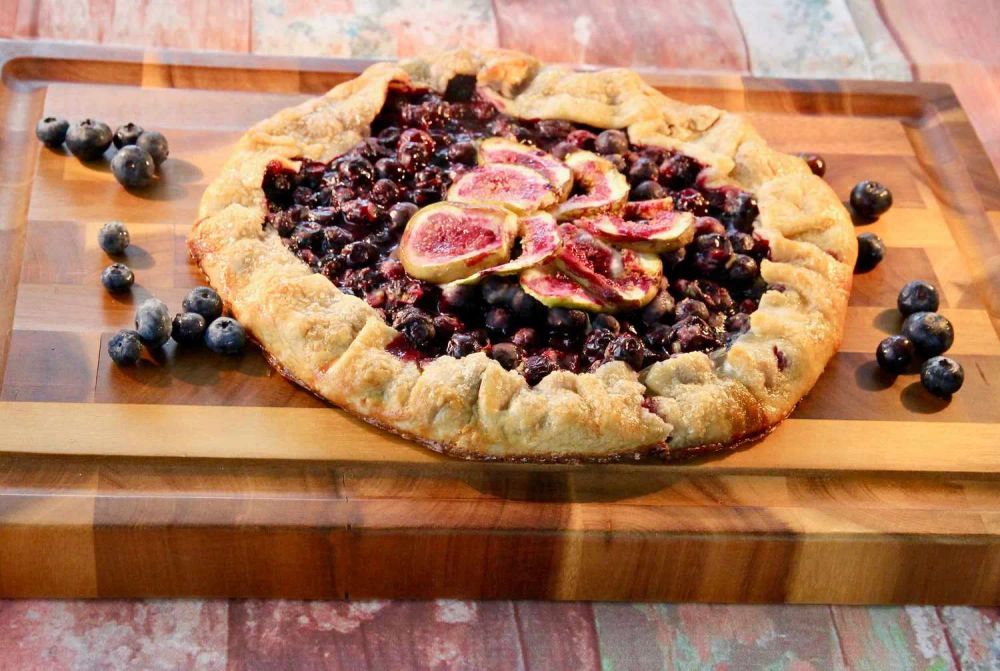 Rustic Blueberry and Fig Crostata