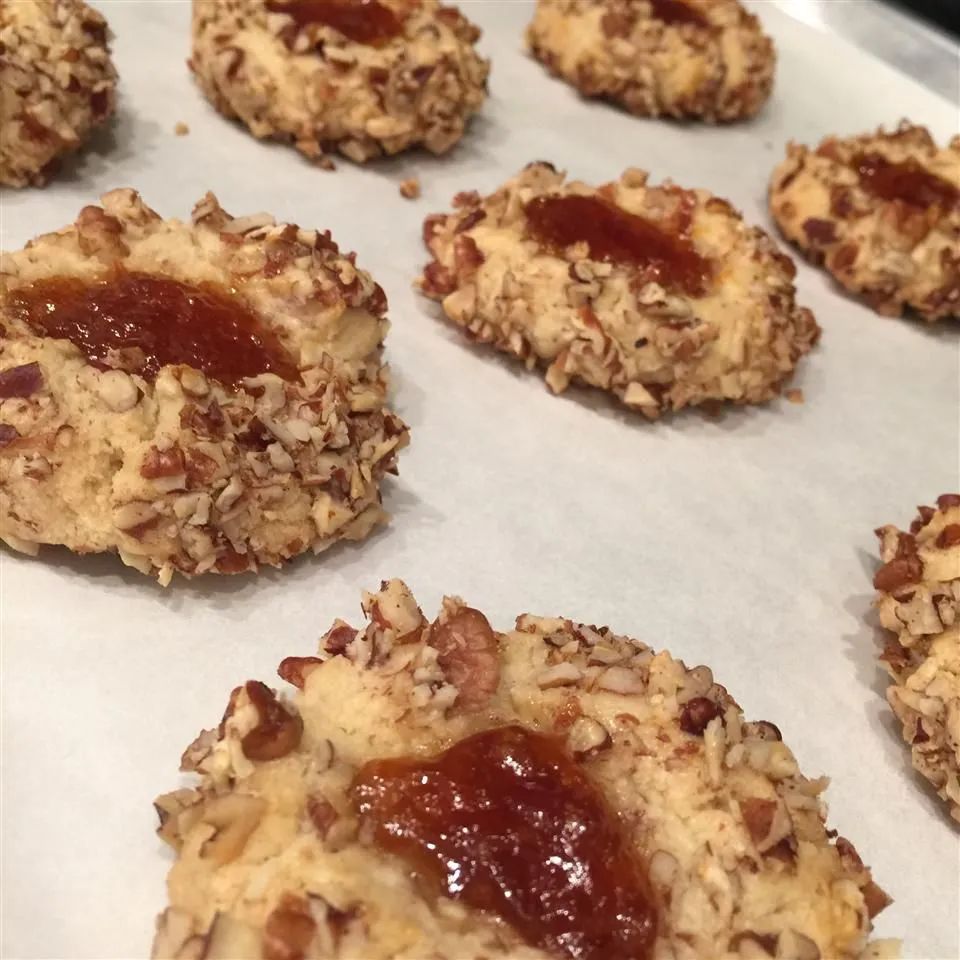 Raspberry Thumbprint Cookies