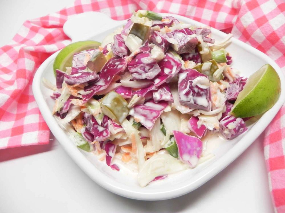 Nadine's Tangy Fish Tacos Slaw