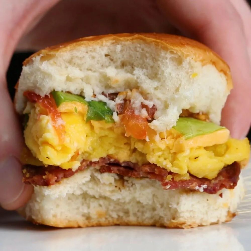 Turkey Bacon Breakfast Sliders