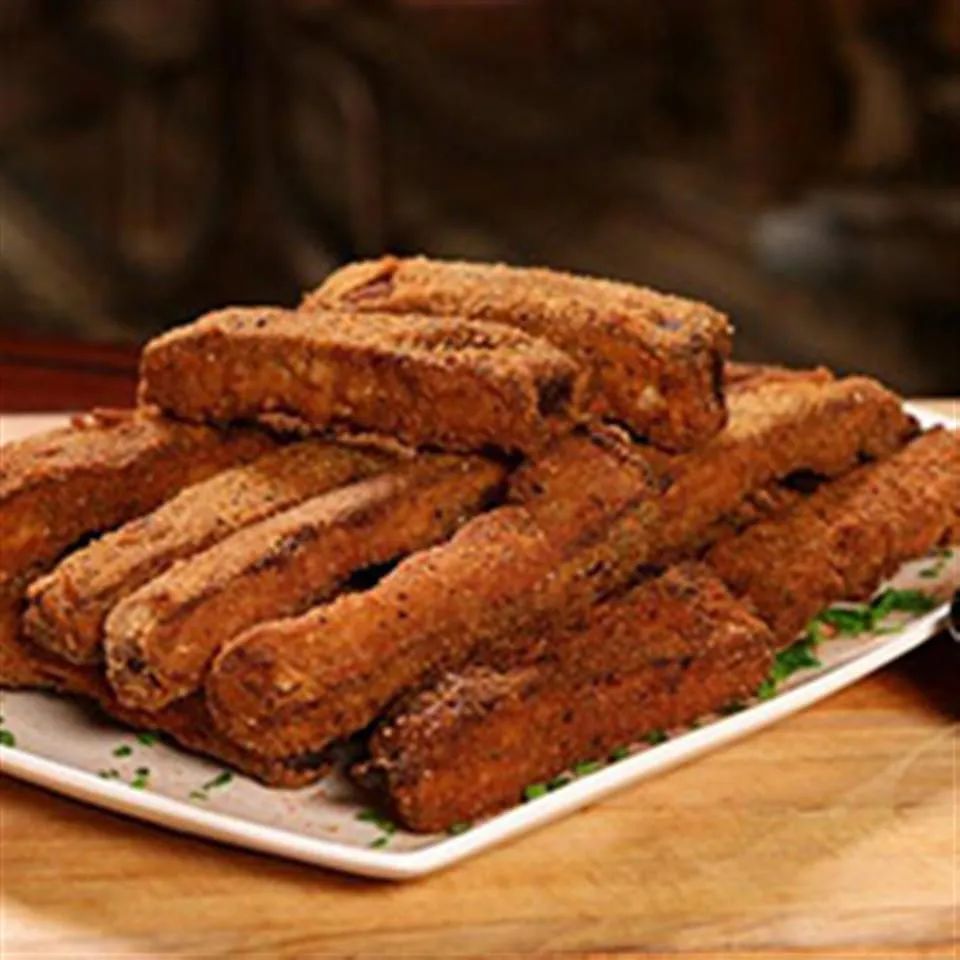 Country Fried Ribs with Zesty Buttermilk Ranch Dressing