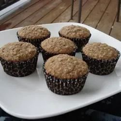 Maple Brown Sugar Oatmeal Muffins