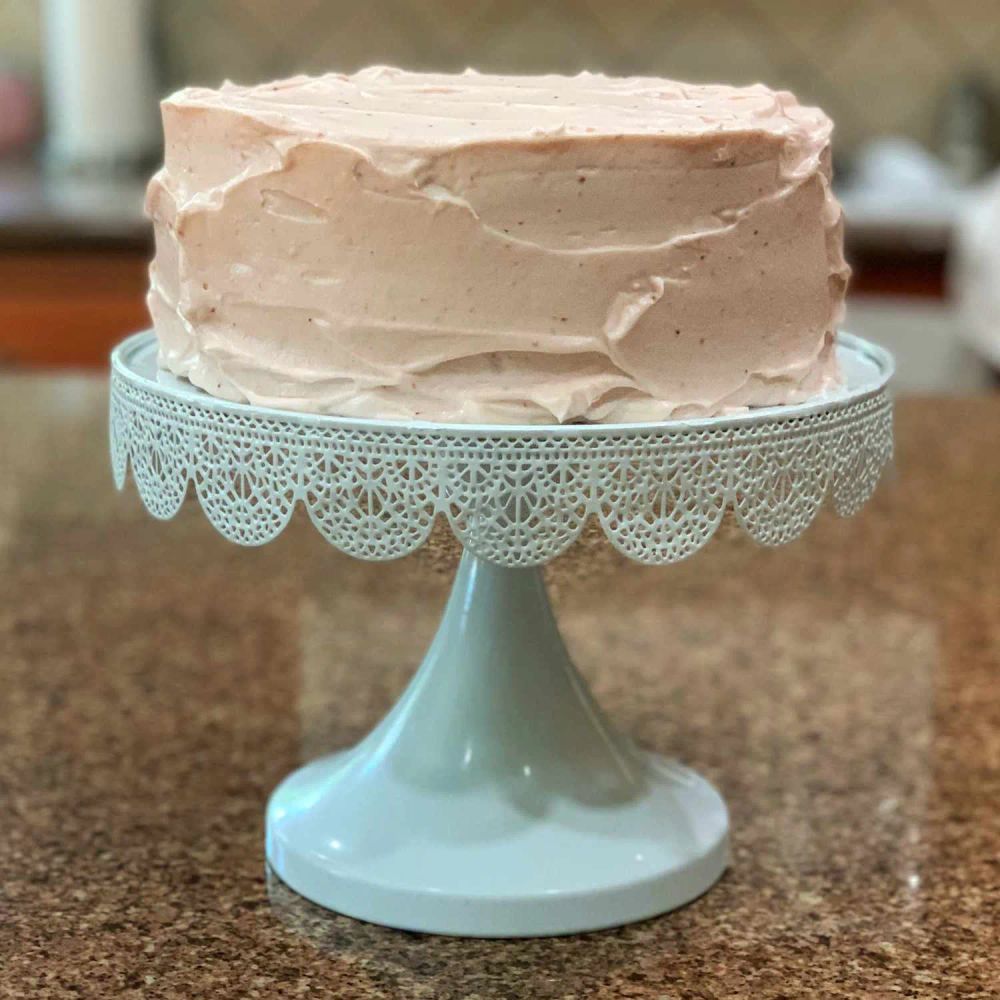 Whipped Strawberry Cream Cheese Frosting