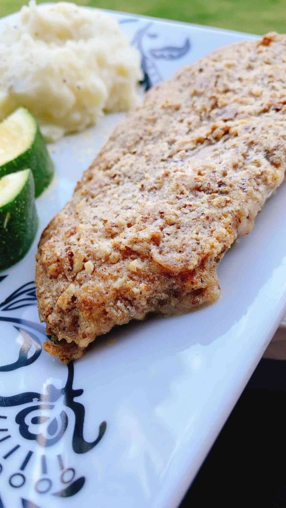 Mary's Pecan Crusted Chicken