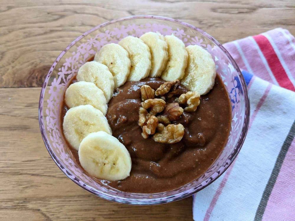 Vegan Chocolate Banana "Pudding"